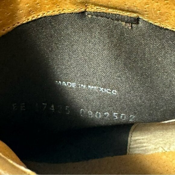 NEW Diego di Lucca Brown Leather Short Harness Western Boots Women's Size 9EE - Picture 13 of 13